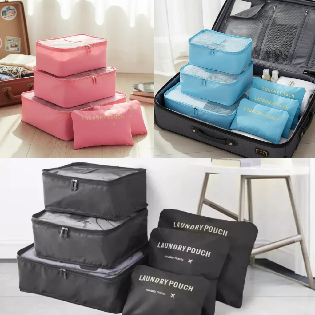 Set 6 Packing Cubes (organizadores de valija)